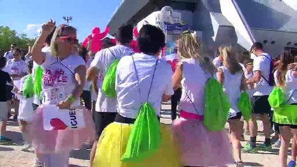 LA QUOTIDIENNE - UN JOUR À ... : LQMT Un jour à : Color People Run Martigues 23 05 17
