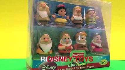 Disney Snow White and the Seven Dwarfs little people Dopy Bashful Sneezy Sleepy Grumpy Doc