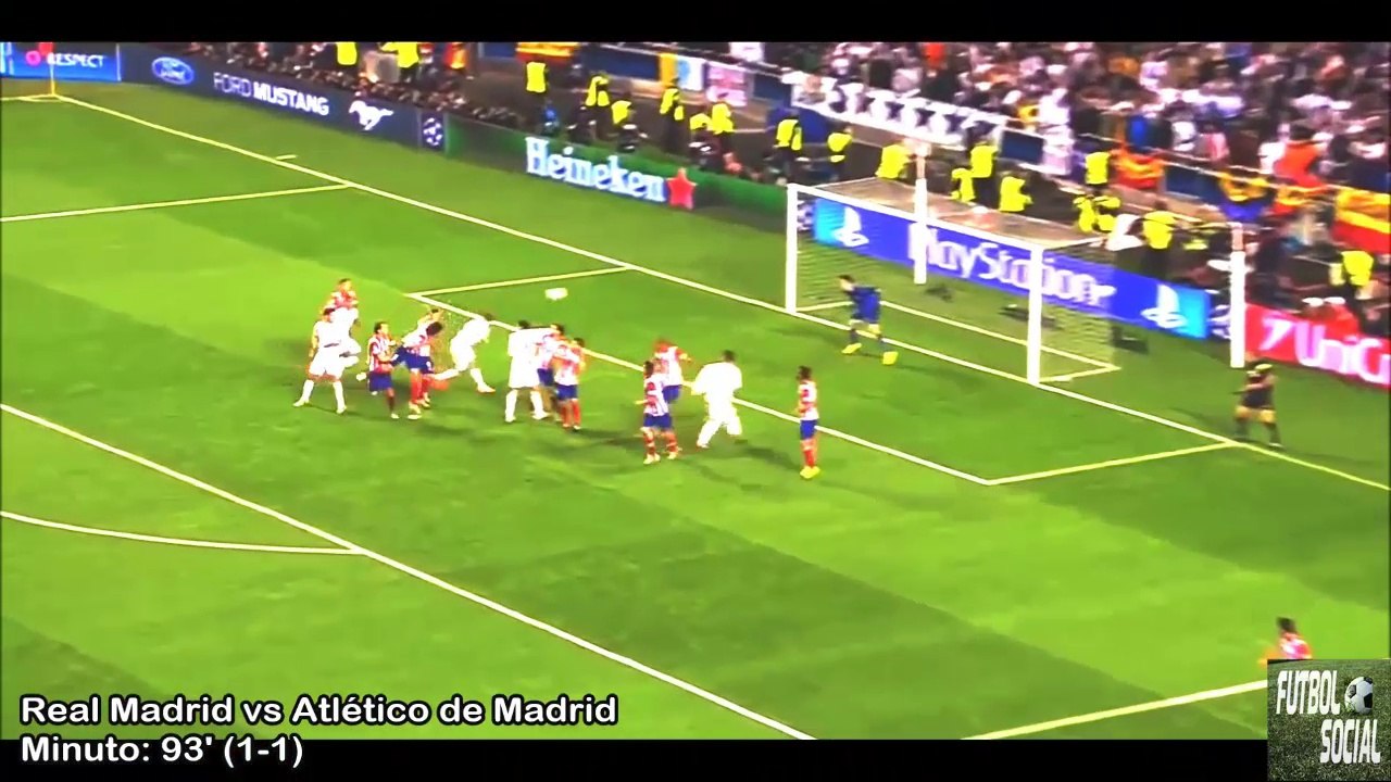 Todos los Goles de Sergio Ramos en los Minutos Finales | Fútbol Social