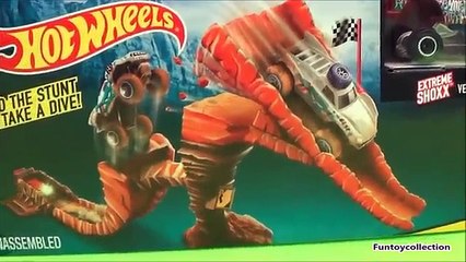 Hot Wheels Extreme Shoxx Off-Road Daredevil Dive Track Mattel Review by Funtoycollection