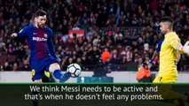 Messi is playing his way into perfection - Valverde