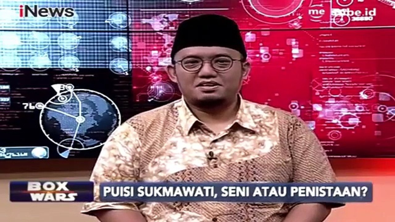 Pria Ini NG0T0T Bela Sukmawati, Lihat SER4N94N L4W4N Saat Debat Puisi Sukmawati Ibu Indonesia