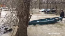 Record rainfall leads to flash flooding in Indianapolis