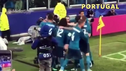 CRISTIANO RONALDO de bicicleta! NARRAÇÕES DE ARREPIAR pelo mundo - GOLAÇO!