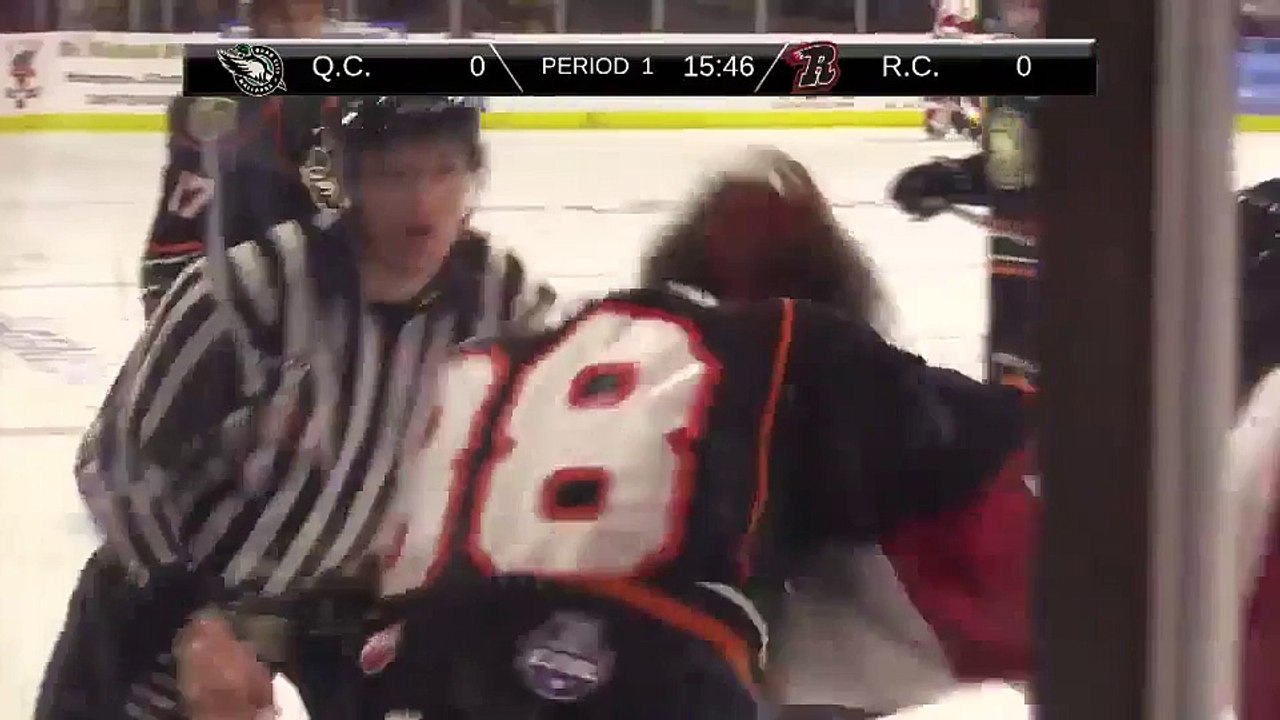 ECHL Rapid City Rush 4 at Quad City Mallards 1