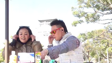 天下統一の聖地大阪城前にて"あきロケ" Go on Location  with AkkiePJ 開運講談師 あっ氣～の講談が、ロケで解明!?♬ MAH00008