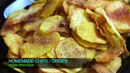 HOMEMADE CHRIPS *COOK WITH FAIZA*