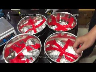 Tercyduk! 2195 Gram Sabu Diselundupkan Didalam 9 Pasang Baskom - Customs Protection