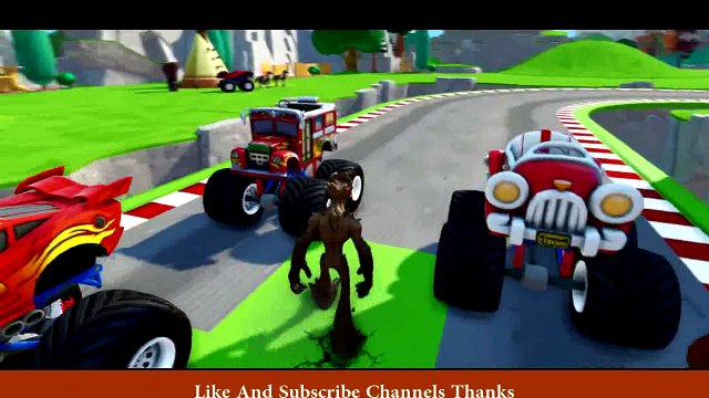 AWESOME Monster Truck Lightning McQueen car towing Mickey Mouse racing fun(000000-095755) [XVID 720p]