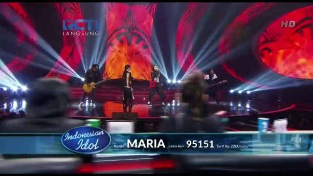 MARIA ft. KOTAK - TERBANG (Kotak) - Spekta Show Top 3 - Indonesian Idol 2018