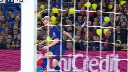 BARCELONA 4 - 1 AS ROMA - HIGHLIGHTS - UEFA CHAMPIONS LEAGUE