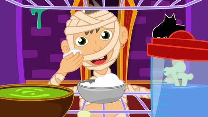 Jonhy Johny Yes Papa with Halloween Family