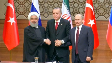 Turkey, Russia, Iran call for 'lasting ceasefire' in Syria