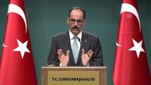 Kalın: '(PKK'nın Sincar'dan çekilmeye başladığı iddiası) Biz buna ihtiyatla yaklaşıyoruz' - ANKARA