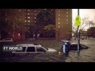 Sandy slams the US east coast