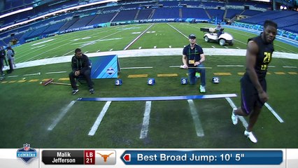 Texas linebacker Malik Jefferson's full 2018 NFL Scouting Combine workout