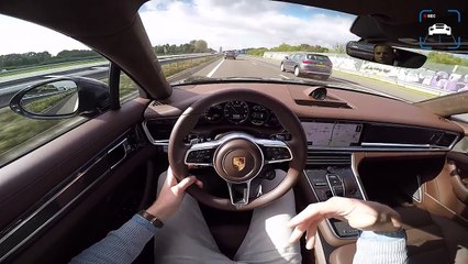 Porsche Panamera Turbo S E-Hybrid 2018 REVIEW POV