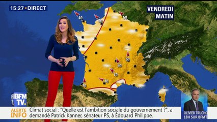 La météo pour ce vendredi 6 avril 2018