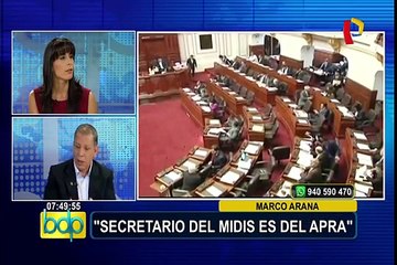 Marco Arana: “Secretario general del MIDIS es del Apra”