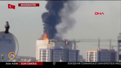 Taksim İlk Yardım'da yangın