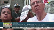 Brasileños marchan a favor de Lula en espera de fallo del STF