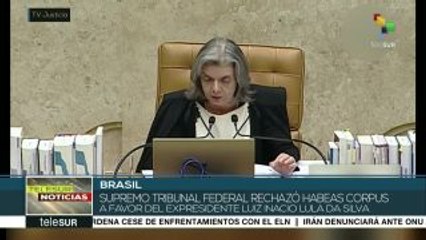 Supremo Tribunal de Brasil rechaza el recurso de habeas corpus de Lula