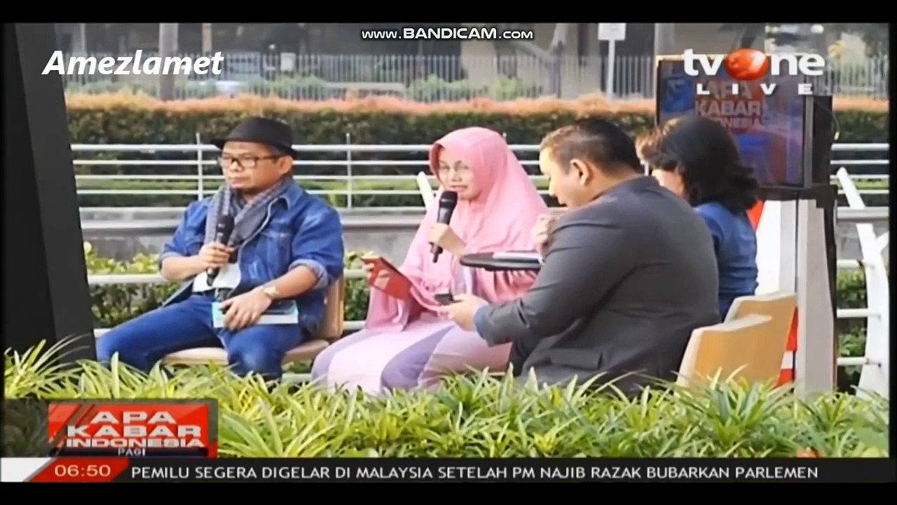 IRENE RADJIMAN PEMBUAT PUISI BALASAN SUKMAWATI TAMPIL DI TV ONE 05 APRIL 2018