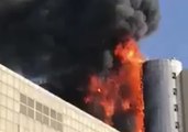 Ball of Flames Engulfs Side of Turkish Hospital