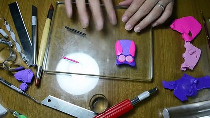 Polymer Clay Tutorial: Calamite con Gufi in pasta polimerica | How to make Owl Magnets