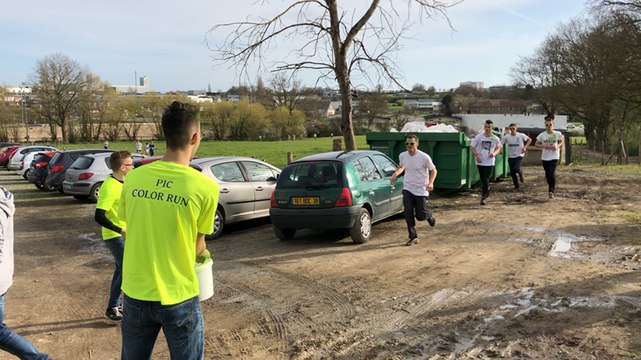Color run au lycée Val de Sarthe