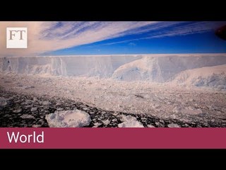 First footage after vast berg breaks from Antarctic shelf