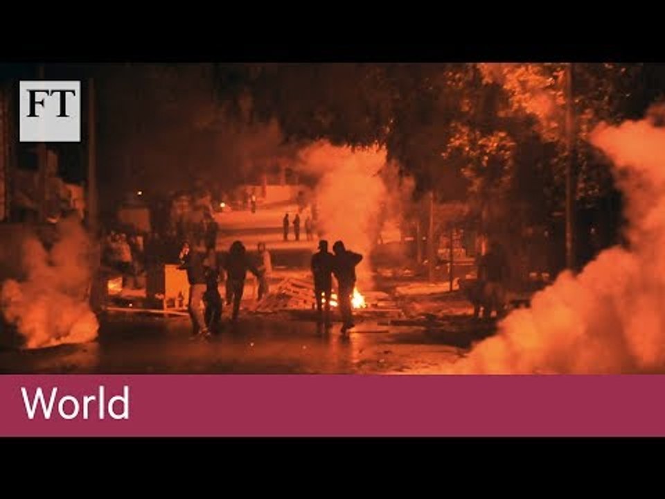 Tunisians protest against austerity
