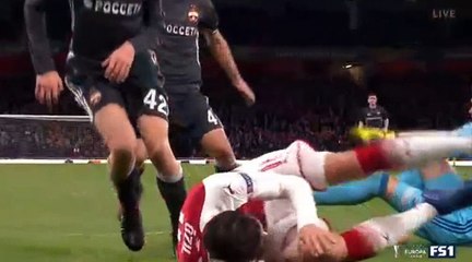 Lacazette A.(Penalty) Goal HD -  Arsenal	2-1	CSKA Moscow 05.04.2018