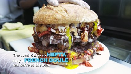 This "Belly Of The Beast" Burger Weighs 10 Pounds