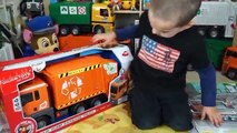 Dickie Toys Recycling Truck Toy Unboxing - Jack Jack Playing with Huge Garbage Trucks Collection
