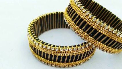 How To Make Silk Thread Bangles // DIY // How To Make Designer Silk Thread Bangles // Latest