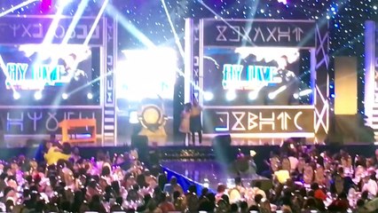 AY daughter perform on stage at the AY Live 2018 full edition