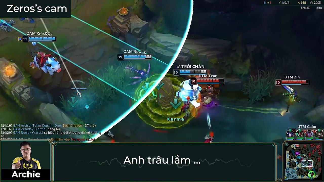 VCS Mic Check- Lời kêu gọi của Ma Vương Zeros - PLAYOFF 2- GAM vs UTM - Ván 2