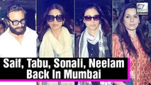 Saif Ali Khan, Tabu, Sonali Bendre, Neelam Return After Acquittal In Blackbuck Case