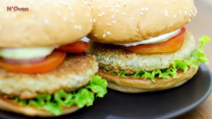 VEGGIE BURGER RECIPE I VEGETABLE BURGER AT HOME