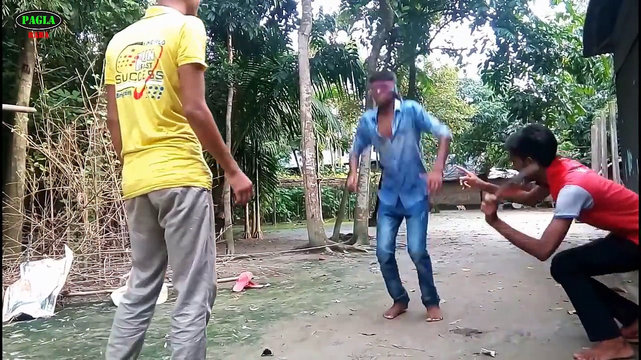 Funny Comedy Video_Funny Village Boys_Pagla BaBa