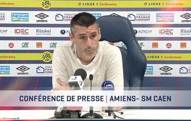 Conférence de presse avant Amiens / Caen