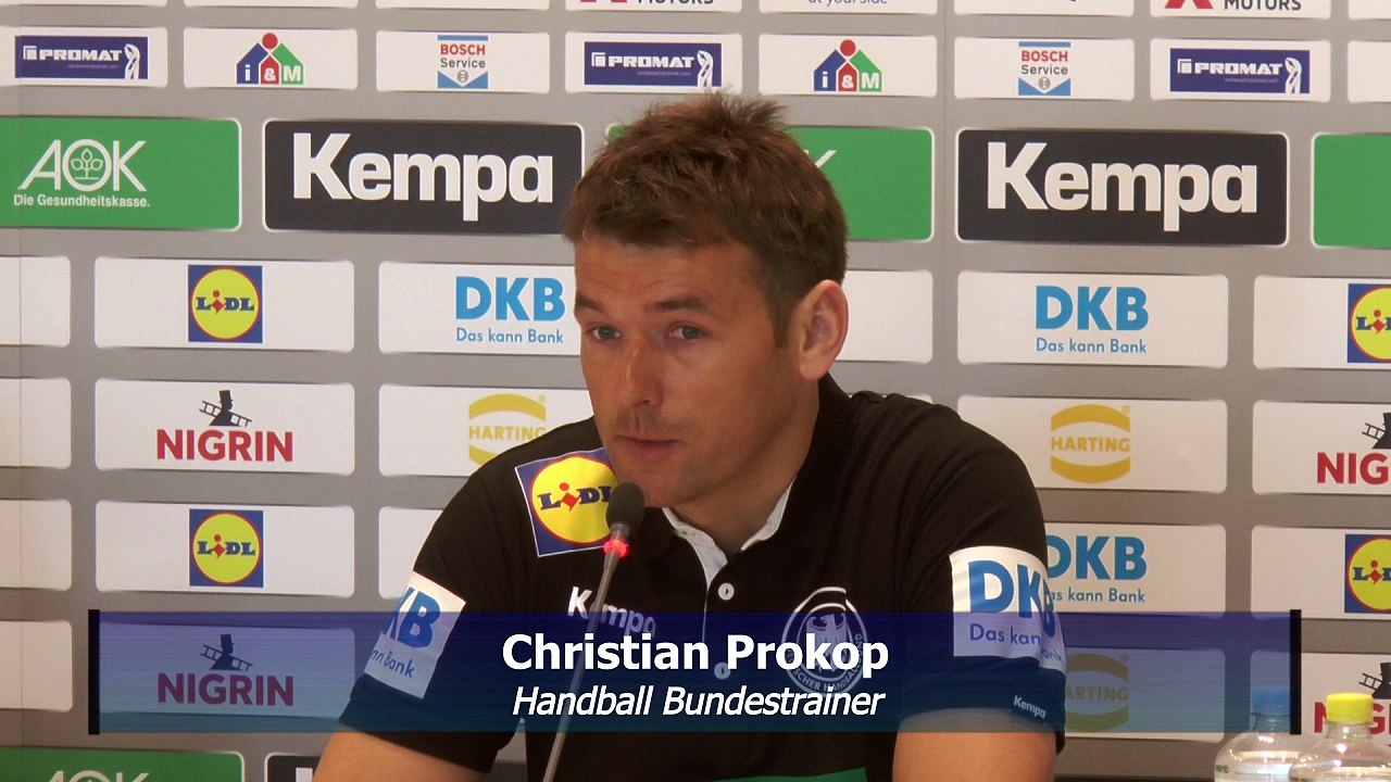 Handball Bundestrainer Christian Prokop: 'Haben schon richtig gute Ansätze gezeigt'