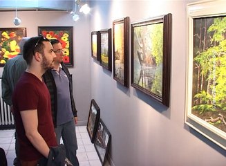 Peta samostalna izložba slika Nenada Vasiljevića, 6. april 2018. (RTV Bor)