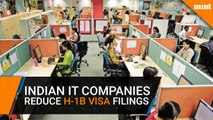 Indian IT companies reduce H-1B visa filings drastically