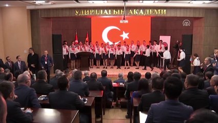 Moğol öğrencilerden 'İstiklal Marşı' sürprizi - ULANBATOR