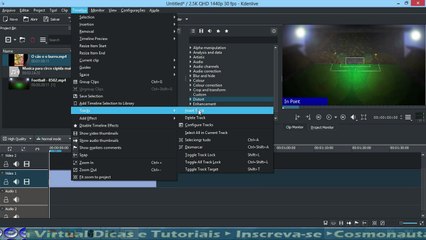 Introducao sobre Timeline e Adicionando mais trilhas de audio e video - VIDEOAULA 06