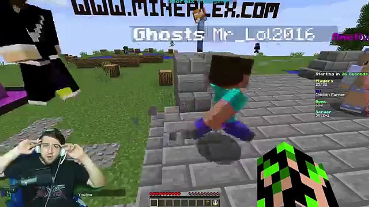 Minecraft Minigame Skywars - Hackli Adam Öldürme Keyfi