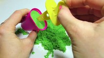DIY How To Make Kinetic Sand Ice Cream for Baby Doll & Learn Colors with Finger Family Kinetic Sand
