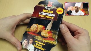 Rügenwalder Mühlen FRIKADELLEN in Currysauce - Food Testing (GLUTENFREI)